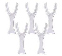 MIBICIRI 5 Pcs Dental Buccal Cheek Retractor Mouth Opener,Side Mouth Lip Retractor Photography Opener Tool Clear