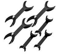 MIBICIRI 6 Pcs Double Head Mouth Opener, T-Shape Dental Cheek Retractor, Black