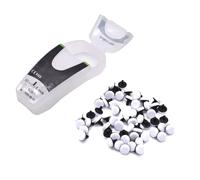 MIBICIRI 60pcs Dental Foam Pads, Fast Quick Foam Pad for Dental Composite Resin Modelling (Black)