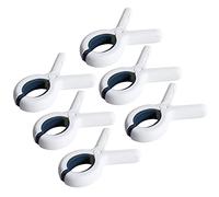 MIBICIRI 6Pcs Beach Towel Clips, Plastic Clothes Pins, Towel Clips for Beach Chairs, Quilt Hanging Clips, Laundry Clip for Outdoor Drying (Large)