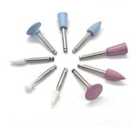 MIBICIRI Dental Composite Polishing Kit, RA 0309 Low-Speed Light-Cured Resin Polishing Set, Polishing Grinding Head for Ceramic Tooth Repair