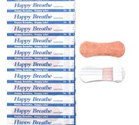 MIBICIRI Nasal Strips, 100 PCS Nose Strips for Breathing,Helps Reduce Snoring,Snoring Congestion Relief, add Elastic bandag,Breathe Easy -Upgraded Version