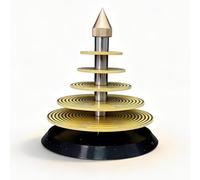 MiBoce Coil Multi-Wave Oscillator, MWO Tesla Polarizing Disk, 5-Layer Design, Energy Field Generator, for Water Energization & Harmonic Balancing, Demagnetisation and Purification Meditation