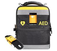 MiBoce Portable AED Storage Bag, AED Storage Bag Emergency Instrument Container, with Adjustable Shoulder Straps & Reflective Strips, Two Way Zip, for Home, Office, Public Places