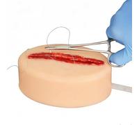MiBoce Wound Packing Trainer, Simulator Wound Trainer Models, Simulates Bleeding Scenarios for Suturing Exercises, Reusability Teaching Model, for Trauma Hemostasis Education And Training