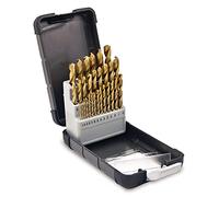 Mibro 148280 Titanium Nitride Coated Drill Bit Set, 29-Piece