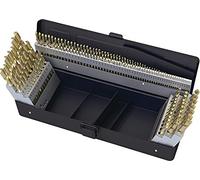 Mibro 222101 Titanium Nitride Coated Drill Bit and Driver Bit Set, 115-Piece