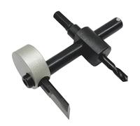 MIBRO 460271 Adjustable Circle Hole Cutter, Silver,Black
