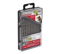 Mibro 499531 Cobalt Tri-Bore Drill Bit Set, 13-Piece