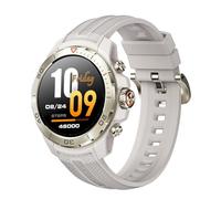Mibro GS Explorer GPS Smart watch man women 1500nit AMOLED Fitness SmartWatch Bluetooth Sleeping Monitor Trajectory Tracker 10ATM Waterproof for ios and Android,60 Days Battery (Desert White)