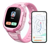 Mibro Kids Watch Phone P6 4G Smartwatch for Kids 2MP Camera, 7-in-1 GPS Location, SOS Alert, 5 Days Battery Life Daily Use, 2ATM Waterproof - Ideal for Security and Communication (Pink)