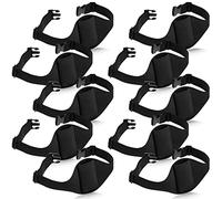 Mic Belt Mic Fitness Belt Adjustable Microphone Black Fitness Instructor Microphone Strap Belt Belts for Fitness (10 Pieces)