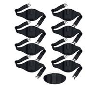 Mic Belts for Theatre Wireless Microphone Holder with Anti Dropping Strap Sweat Absorbent Belt Waistband Bag for Fitness Instructor, Black, 40 Inches, Modern