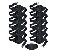 Mic Belts for Theatre Wireless Microphone Holder with Anti Dropping Strap Sweat Absorbent Belt Waistband Bag for Fitness Instructor, Black, 40 Inches, Modern