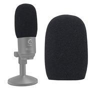 Mic Foam Windscreen for Fifine Podcast, Pop Filter Wind Cover Compatible with Fifine K670 USB Condenser Recording Microphone by SUNMON
