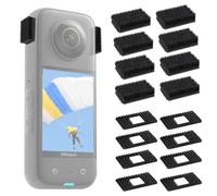 Mic Furry Wind Muff for Insta 360 x3/x4 - Windscreen Reduce Wind Noises, Insta360 X3/X4 accessories, Pop Filter Improves Sound Quality (8 Pcs Black)