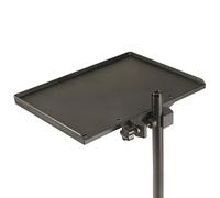 Mic Sound Card Holder For Microphone Stand Tray Clamp-On Mic Rack Tray Height Adjustable With O-Rings Clamps Microphone Stand Clamp