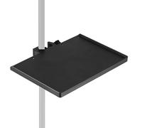 Mic Sound Card Holder For Recording Microphone Stand Tray Clamp-On Mic Rack Tray Height Adjustable With O-Rings Clamps Microphone Stand Clamp