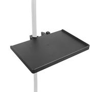 Mic Sound Card Holder For Recording Microphone Stand Tray Clamp-On Mic Rack Tray Height Adjustable With O-Rings Clamps Microphone Stand Clamp