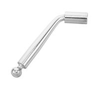 Mic Stand Metal Knob M10 Thread Locking Screw for Studio Microphone Stands | Nickel-plated Polished Surface, Textured Outer Grip, Prevents Accidental Shifting, for Podcasters and Recording Engineers