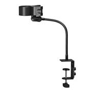 Mic Stand Microphone Flexible Gooseneck Arm Clamp Holder Adjustable Clip Base for Desk Table Tripod Mounting Sturdy Desk Clamp