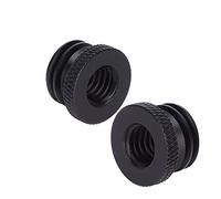 Mic Stand Screw Thread Adapter, 3/8 Inch Female to 5/8 Inch Male Set for Camera Monitor Microphone Stand, Tripods, Monopod, Ball Heads, Light Stands