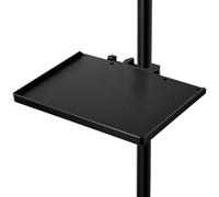 Mic Stand Tray Clamp On Shelf Lash Tray Holder Microphone Stand Trays Pole Mount Shelf Tripod Trays Desk Holders Mic Stands Accessories With 9.44" X 6.88" For Stage, Music Sheet, Live Streaming