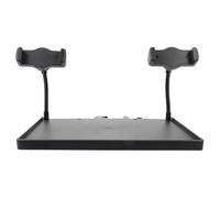 Mic Stand Tray Clamp On Tray ABS Metal Build with Detachable Multi Functional Shelf Holder Bearing 1.5 2.5kg Sound Card for Studio Live Streaming and Recording