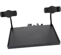 Mic Stand Tray with Phone Holder - ABS Plastic Clamp-on Shelf for Music Sheet, Phone, Sound Card for Streaming & Recording