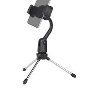Mic Stand Tripod,Adjustable Desktop Microphone Stand - Microphone Mount with Lock-Tight Knob for Karaoke Singing, Speech, Wedding