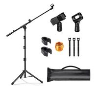 Mic Stand Tripod Microphone Stand Boom Mic Stand, Adjustable Mic Stand