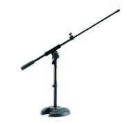 Mic Stand with Short Telescopic Boom, Hercules MS120B Low Profile H Shaped Base