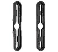 Mic+Tight 2 Pack The Police Mic Clip Tactical Portable Radio Mic Clip for Uniforms or Bullet-Proof Vest Carriers | Black