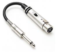 Mic XLR to 6.35mm Jack Plug Dual Impedance Microphone Matching Transformer