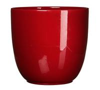MICA Decorations 144802 Planter for Indoor Ceramic, dark red, 39 x 39 x 34.5 cm