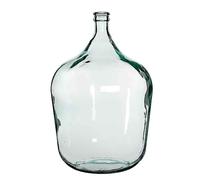 Mica decorations Diego Bottle, Glass, Transparent, Height: 56 cm, Diameter: 40 cm