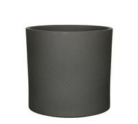 MICA Decorations ERA 31 x 32.5cm Diameter Round Ceramic Planter - Dark Grey
