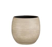 Mica Decorations Flower pot Alentejo - 27x27x24 cm - Terracotta - Beige