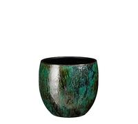Mica Decorations Flower pot Loren - 20x20x20 cm - Terracotta - Blue