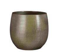 Mica Decorations Flower pot Porto - 23x23x23 cm - Terracotta - Taupe