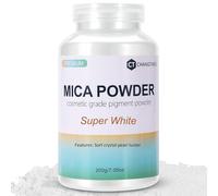 Mica Powder 200g Super White Mica Powder Pigment Powder for Epoxy Resin Lip Gloss Car Paint Coloring Soap Making Nail Polish Epoxy Resin Making