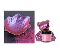 Mica Powder for Resin Color Shift Pearl Pigment Powder for Painting Making Lip Gloss Cosmetics Non Toxic 10-Color Chameleon-mica Color Shifting Epoxy Resin Making Lip Gloss Red