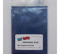 Mica Powder Pigment Dye - 10g Bag - Ultra-Fine Colorant for Epoxy Resin, Soap Making, Candles, Slime, Nail Art, Jewelry Making - Safe & Non-Toxic Pigment Vibrant Colour (Universal Blue)