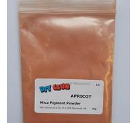 Mica Powder Pigment Dye - 10g Bag - Ultra-Fine Colorant for Epoxy Resin, Soap Making, Candles, Slime, Nail Art, Jewelry Making - Safe & Non-Toxic Pigment Vibrant Colour (Apricot)