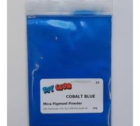 Mica Powder Pigment Dye - 10g Bag - Ultra-Fine Colorant for Epoxy Resin, Soap Making, Candles, Slime, Nail Art, Jewelry Making - Safe & Non-Toxic Pigment Vibrant Colour (Cobalt Blue)