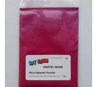 Mica Powder Pigment Dye - 10g Bag - Ultra-Fine Colorant for Epoxy Resin, Soap Making, Candles, Slime, Nail Art, Jewelry Making - Safe & Non-Toxic Pigment Vibrant Colour (Pastel Rose)