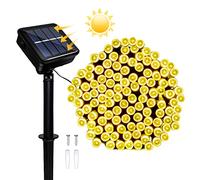 Micacorn Christmas Lights Solar String Light Garden SolarFairy StringLights 39ft 8 Modes 100 LEDs Waterproof Solar-String Lights for Outdoor Wedding Party Christmas Decorations