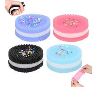 Micacorn Taba Squishy 4Pcs Fufu Squishy Biscuit Toys Oreo Biscuit Stress Relief Toy Food Shape Pinching Simulation Decompression Toys Stress Relief for Home Office Gifts for All Age