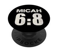 Micah 6:8 Act Justly Love Mercy Walk Humbly PopSockets Adhesive PopGrip