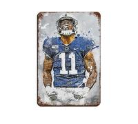 Micah Parsons Canvas Dallas Cowboys Tin Sign Vintage Metal Pub Club Cafe Bar Home Wall Art Decoration Poster Retro 8x12inch(20x30cm)